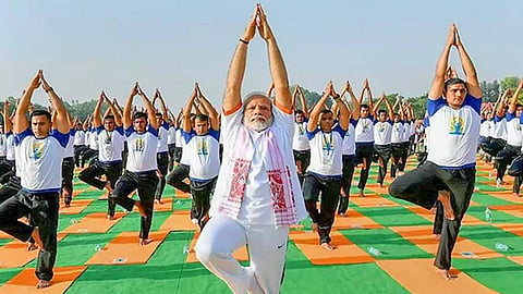 Yoga gives a message of unity: Prime Minister