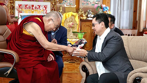 Arunachal CM attends Dalai Lama birthday celebrations