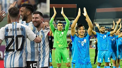 fifa rankings india argentina