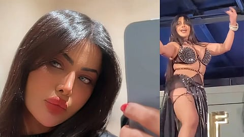 seductive reels belly dancer arrested