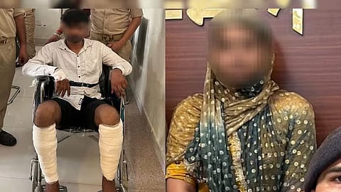 A man was arrested for throwing acid on a teacher in uttar pradesh