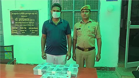 Man arrested in UP for illegal weapons found