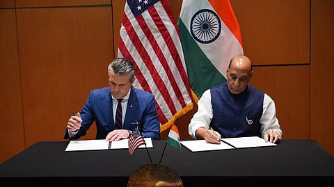 India and US sign defense agreement