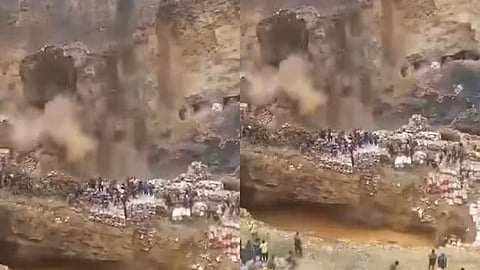 Around 30 people were killed at a semi-industrial copper mine in southeastern Congo.