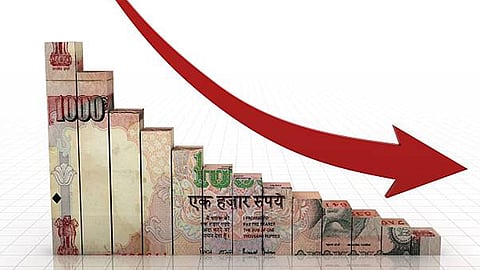 rupees rates down