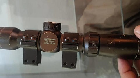 child find chinese sniper rifle telescope from garbage high alert jammu kashmir