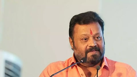 Suresh Gopi arrives in Mumbai for election campaign