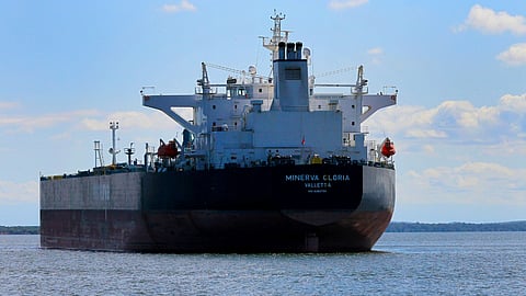 Two Chinese supertankers heading to Venezuela to collect oil have turned back halfway through their journey.