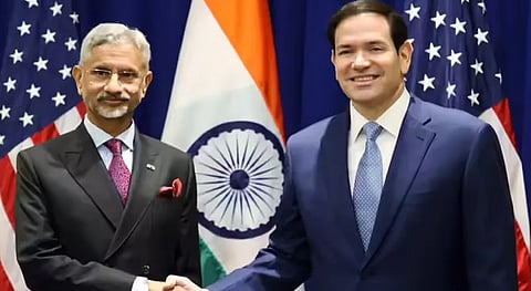 Indian External Affairs Minister S. Jaishankar and US Secretary of State Marco Rubio