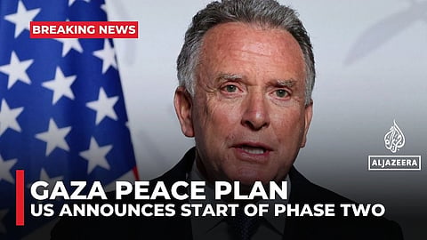US announces second phase of Gaza ceasefire plan