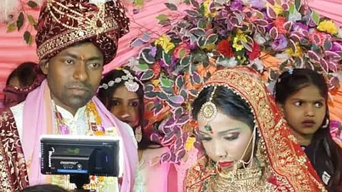 Bride shot at wedding venue