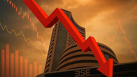 Indian stock market suffers major crash; Sensex and Nifty fall