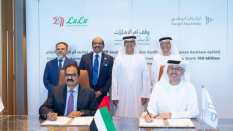 Abu Dhabi Awqaf and Lulu Group launch Dh100 million project for the upliftment of orphans
