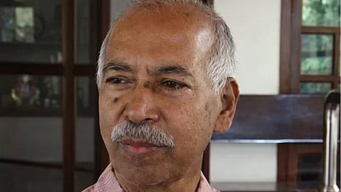 cpm files complaint against v. kunhikrishnan