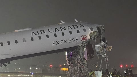 Plane collides with fire truck