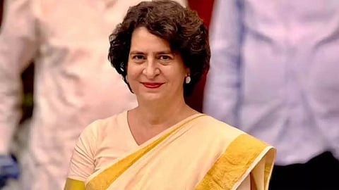 family of former dcc treasurer nm vijayan against priyanka gandhi