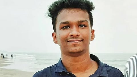 Nithin was seen crying from the principal's room.