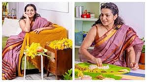 Parvati celebrated Vishu at her residence in Bandra.