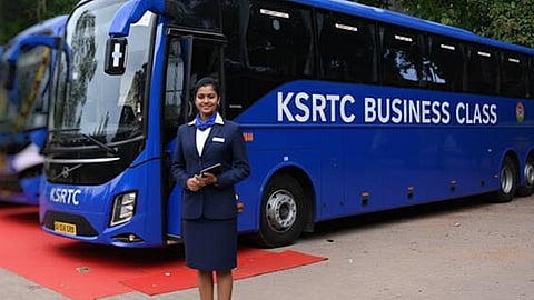 Luxury bus including bus hostess; KSRTC business class on the road next week