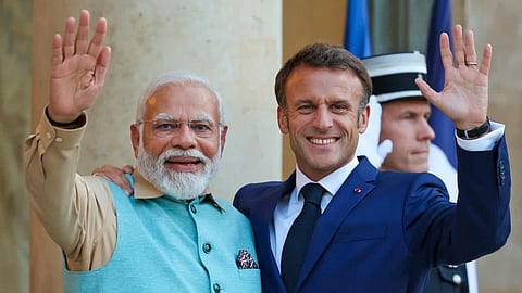 India praises Macron
