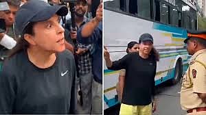 Case filed against woman who questioned minister who blocked road and protested