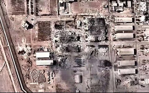 Footage released by the IDF on June 21, 2025, shows the aftermath of Israeli strikes on Iran's Isfahan nuclear facility.