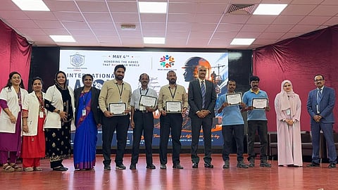 Juwaisah Sharjah Indian School honors non-teaching staff