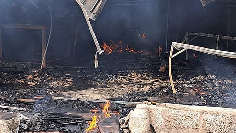Mattress factory in Chalakudy destroyed by fire