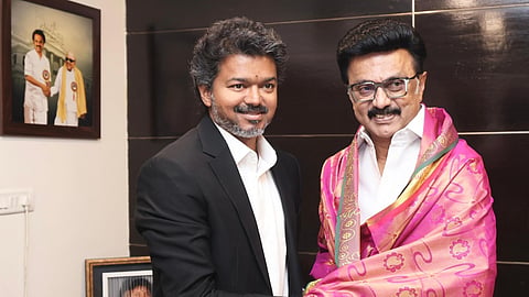 Vijay arrives at Stalin's house; Udhayanidhi welcomes him with a hug