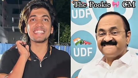pookie cm viral video vd satheesan meet fijan