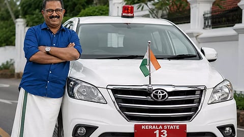 minister k m shaji wants 13 number car