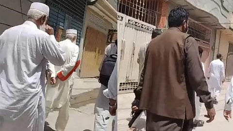 terrorist attend funeral of pulwama mastermind hamza burhan
