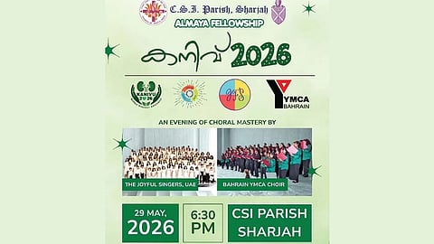 Sharjah CSI Parish Lay Fellowship's 'Kaniv 2026' to be held on May 29