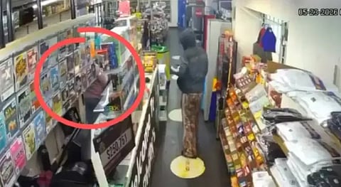 From CCTV footage of the shooting and murder