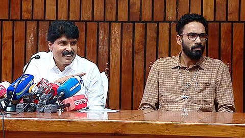sreeram venkitaraman t siddique press meet journalist protest