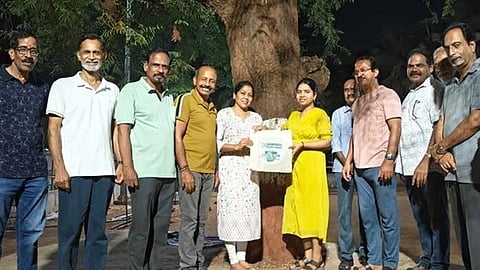 Seawoods Malayali Samajam celebrated Environment Day by distributing cloth bags