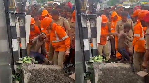 Kozhikode worker trapped in drain for two days rescued