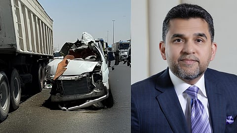 Dubai car accident: Dr. Shamsheer Vayalil with a package of Rs. 2.6 crore for expatriate families