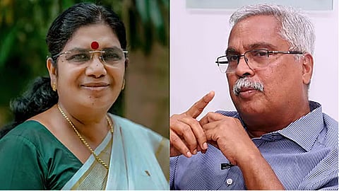 criticism against binoy viswam and j. chinjurani in cpi district council meeting