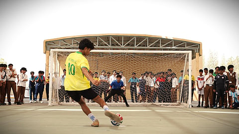 Sharjah Indian School World Cup fever