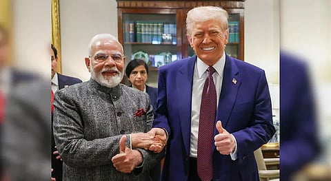 Modi-Trump meeting in Paris today