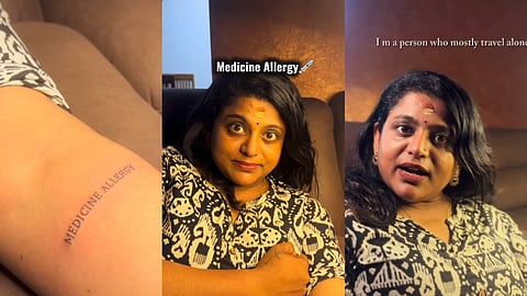 veena nair tattoo video