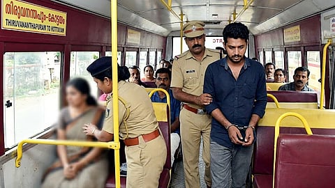sexual harrasment ksrtc bus accused arrested
