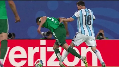 Algeria complains to FIFA over Messi's red card