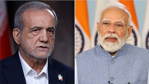 iran president invited pm modi to attend ayatollah ali khamenei funeral