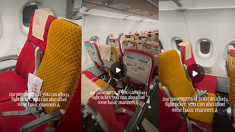 air india airhostess shared a video
