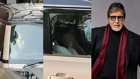 Amitabh Bachchan drives Land Rover Defender video viral