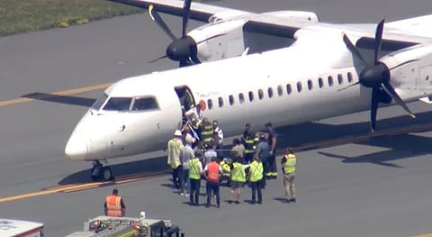 Pilot falls ill while flying plane