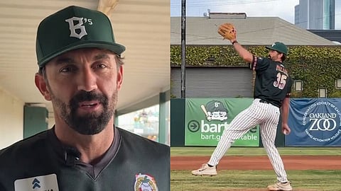 former england cricketer liam plunkett debuts in baseball
