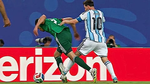 Messi VAR foul debate in Algeria clash